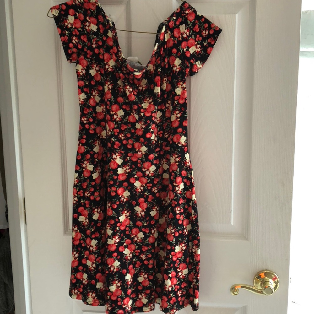 Brat Star Flower 🌺 Dress by deb Size Large NWT